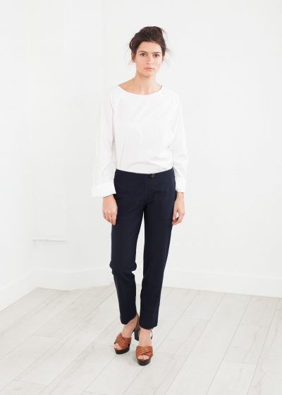 Patch Pocket Pant in Navy